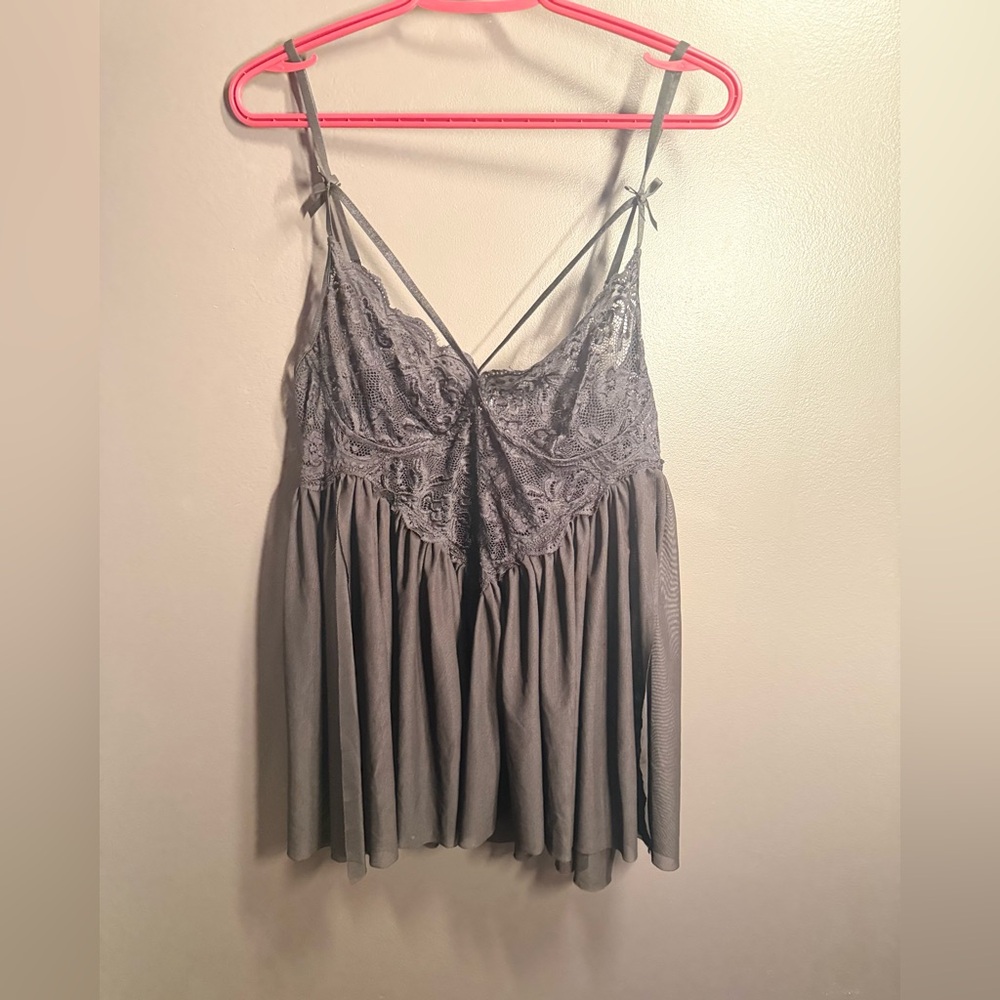 Black Lace Strappy Spaghetti Strap Slip